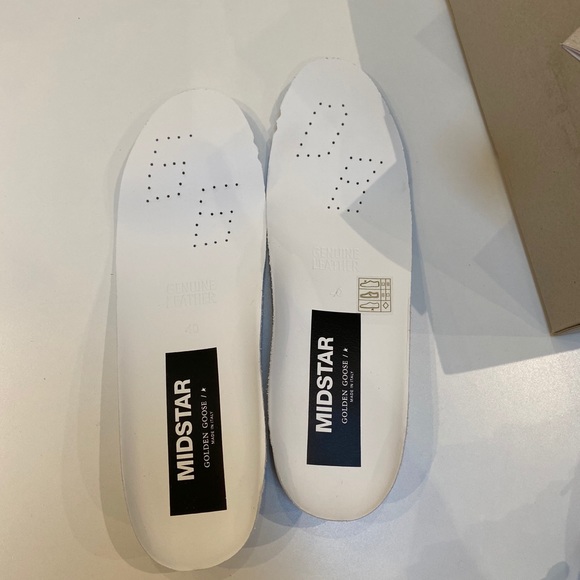 Golden Goose Mid Star Blue Denim/Pink Heel 40 NIB - Picture 8 of 12